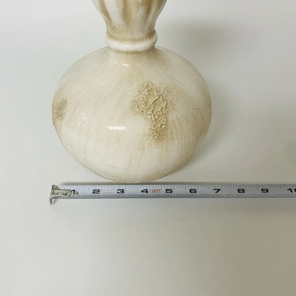 Haeger Tulip Top 4040 Vase Mottled Glaze Vintage USA 1960s